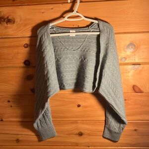 Wild fable cropped wrap around cardigan size small